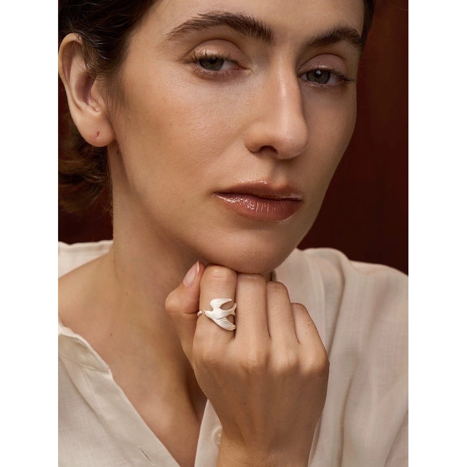 Sterling Silver Heaven Bird Ring