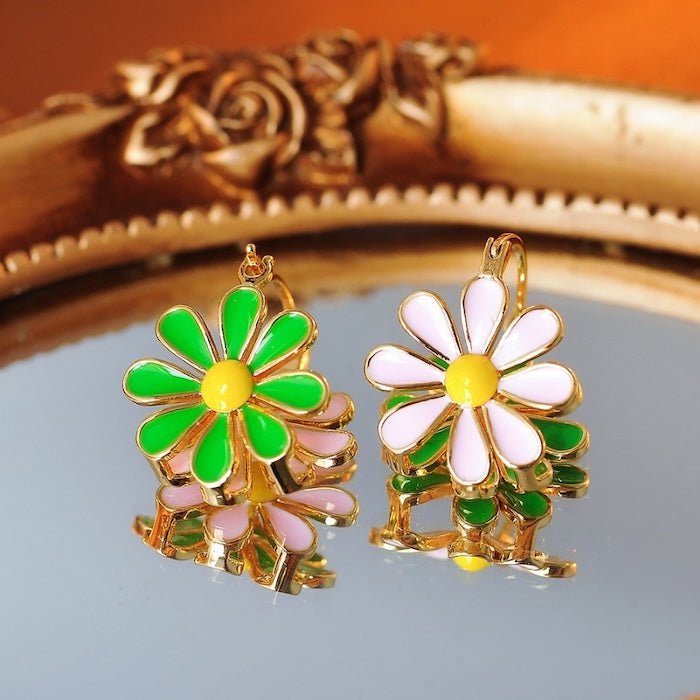 Tweeling Daisy Bloom oorbellen