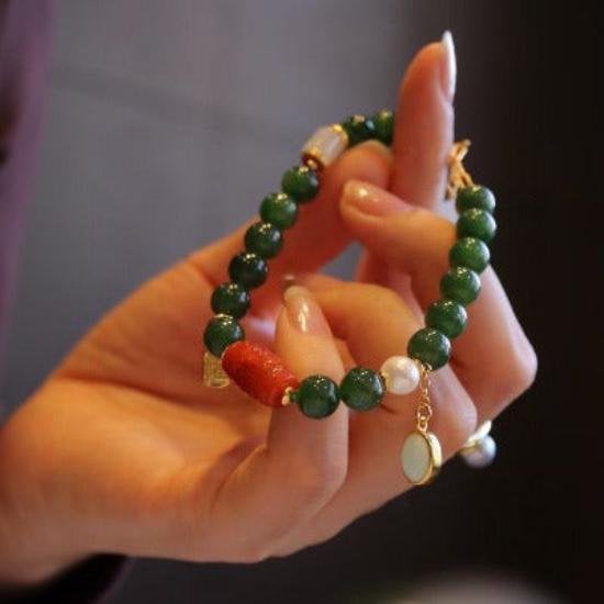 Tibetaanse totem Tian Jade armband