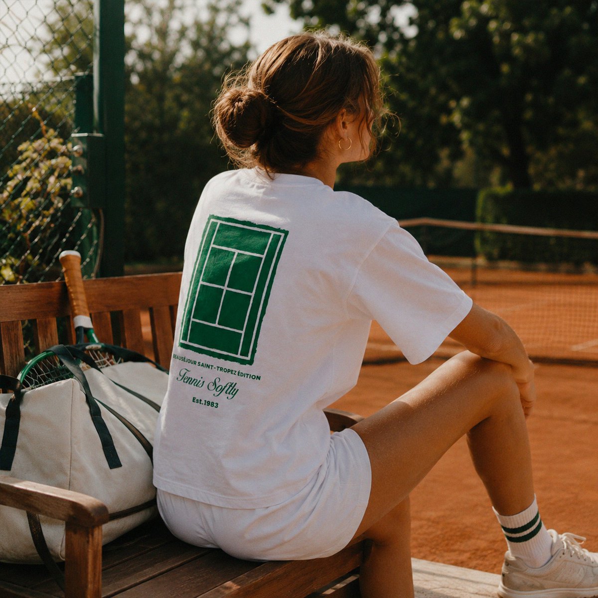 Tennis-T-shirt voor dames