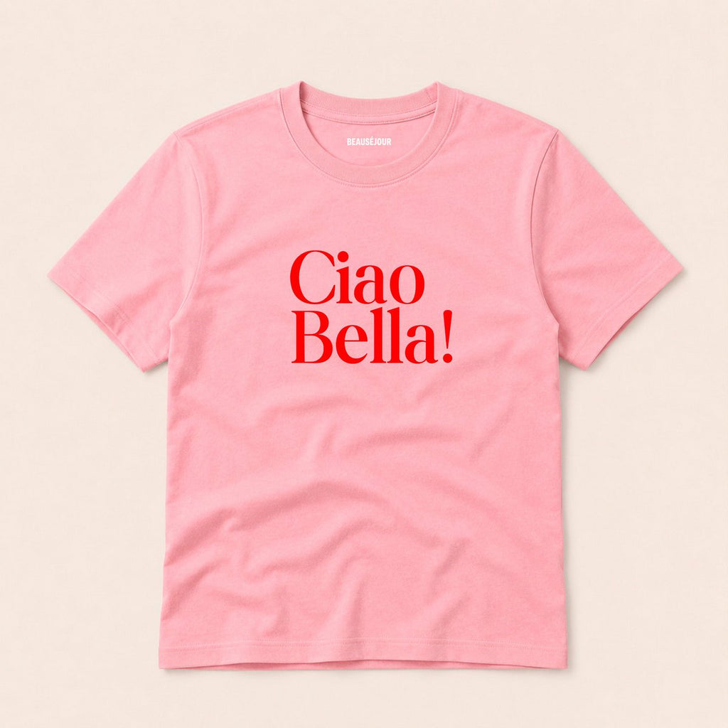 Ciao Bella roze T-shirt