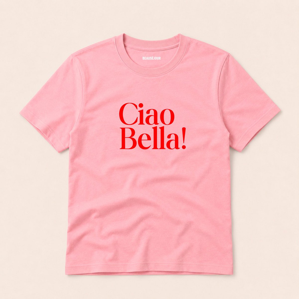 Ciao Bella roze T-shirt