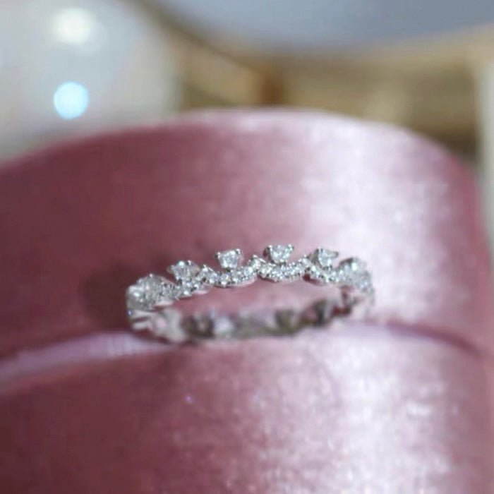 Schitterende kanten ring in prinsesstijl