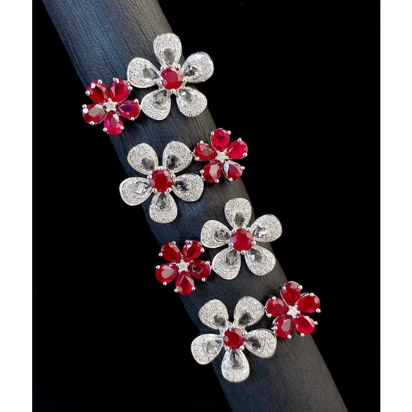 Ruby pruimenbloesem cocktailring