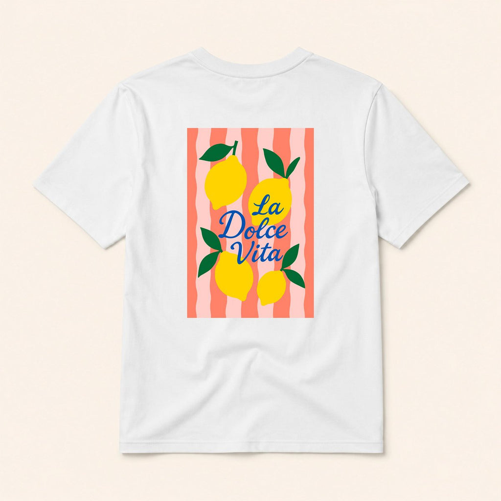 T-Shirt blanco Dolce Vita citroen