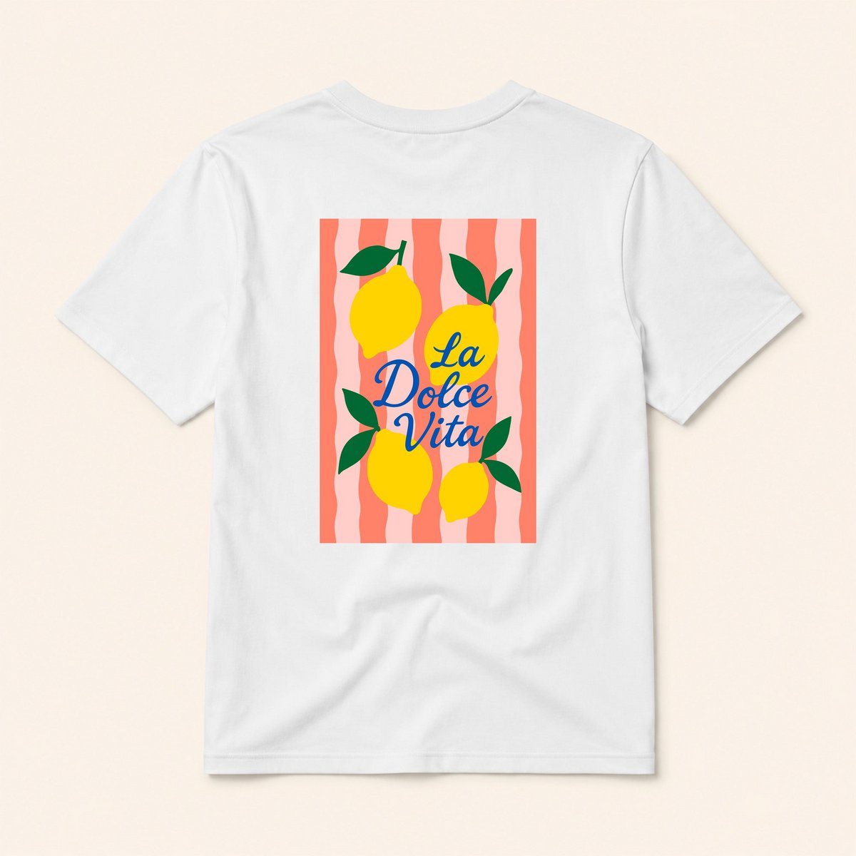 T-Shirt blanco Dolce Vita citroen