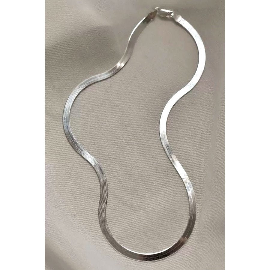 Klassieke unisex ketting met visgraatmotief – 5 mm
