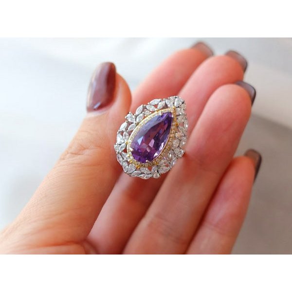 Amethist hertogin ring