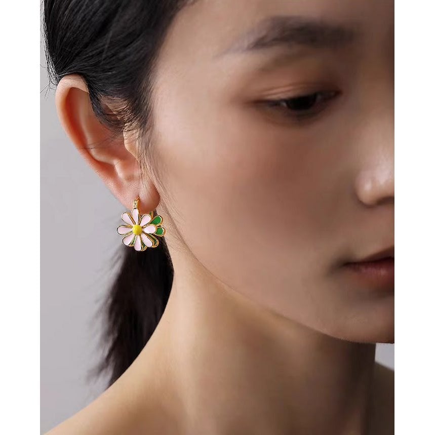 Tweeling Daisy Bloom oorbellen