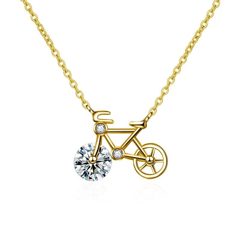 Moissanite fietsketting