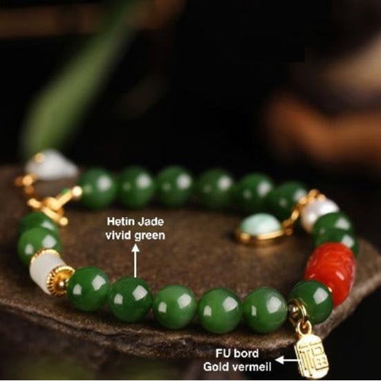 Tibetaanse totem Tian Jade armband