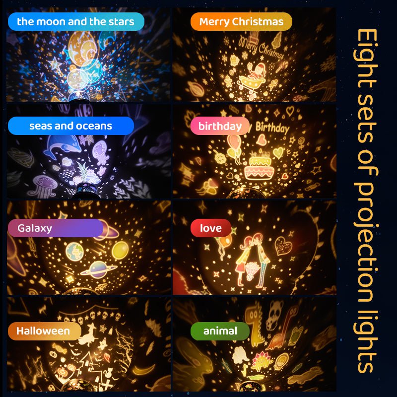 Bunny Galaxy projectie-nachtlamp
