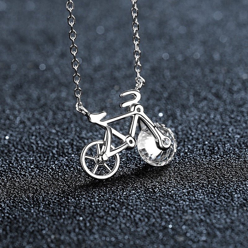 Moissanite fietsketting
