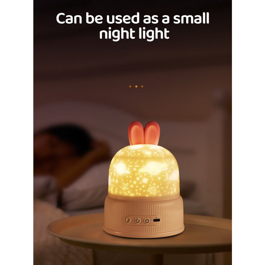 Bunny Galaxy projectie-nachtlamp