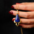 Koninklijk wapen Lapis Lazuli hanger ketting