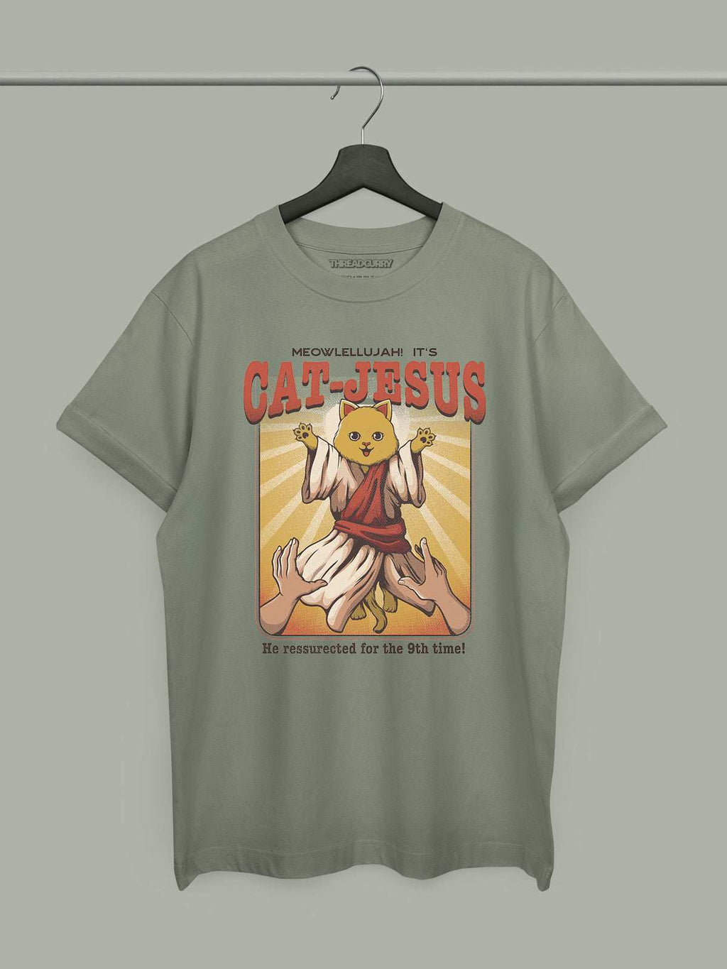 Cat Jesus Tshirt-2