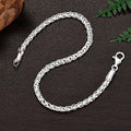 Klassieke sterling zilveren drakenkettingarmband