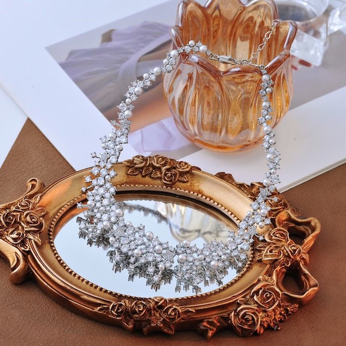 Starlight parel bruids sieraden set