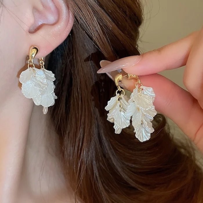 Elegante zeemeerminstaart statement oorbellen