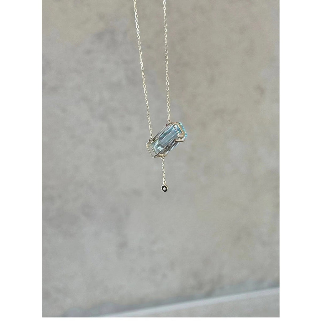 Sky Blue Ice Sugar Bar ketting