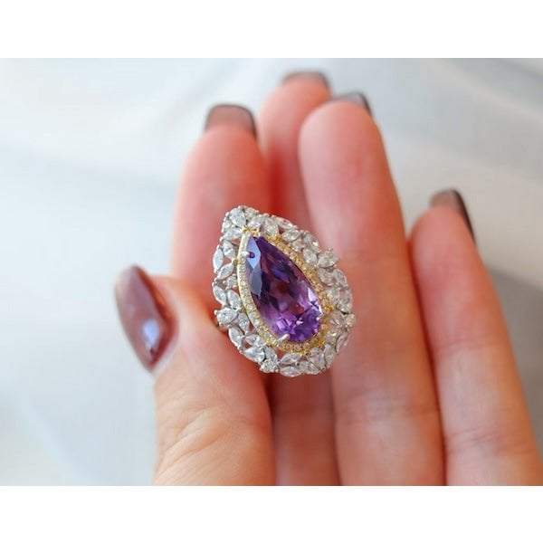 Amethist hertogin ring