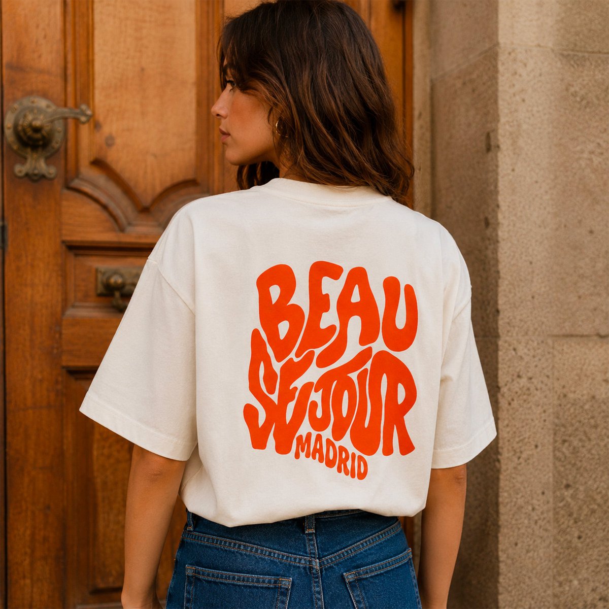 T-shirt Boxy Madrid