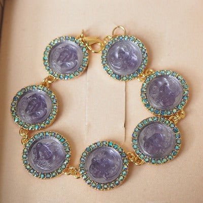 Hemelse Cameo kristal armband
