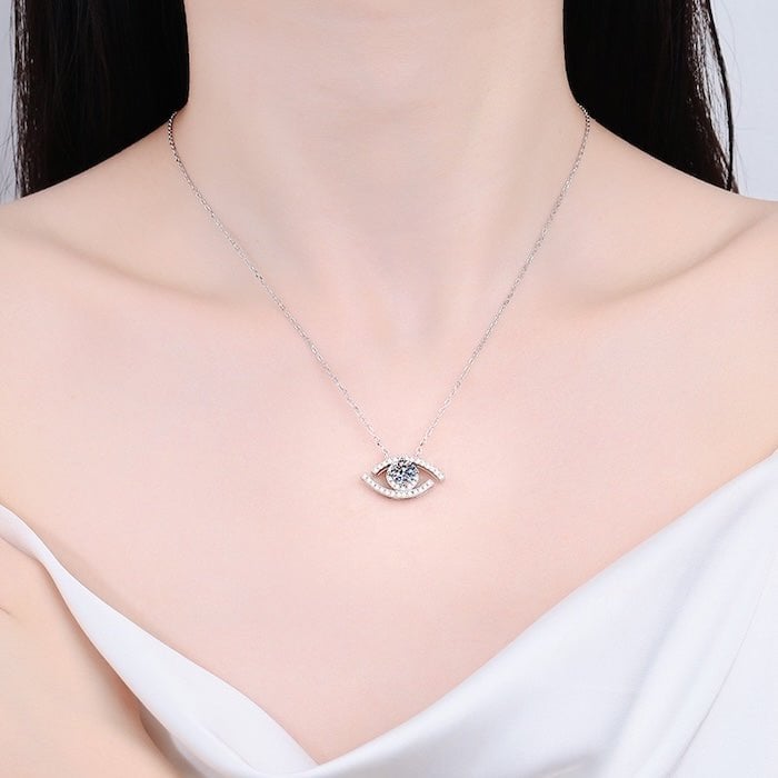 Lucky Eye Moissanite ketting
