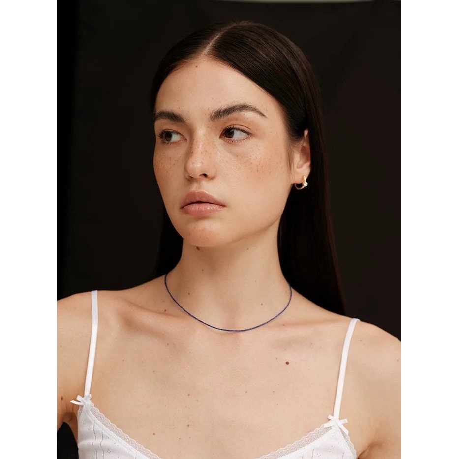 Ultraslanke Lapis Lazuli ketting