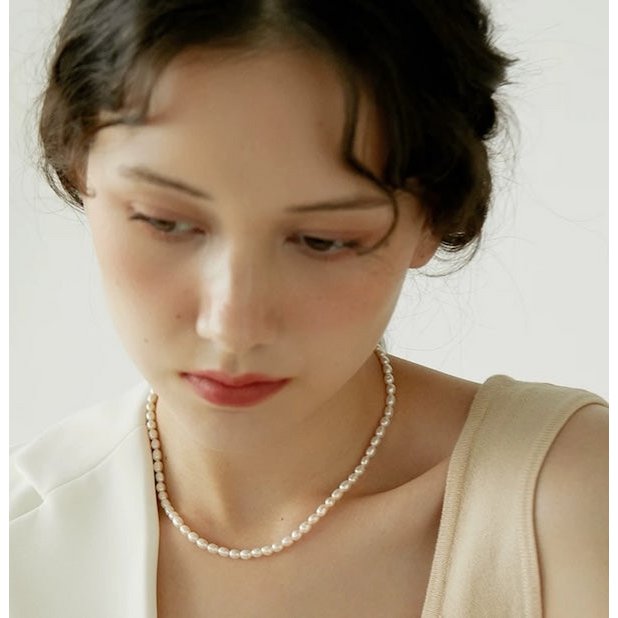 Tijdloze parel Toggle ketting