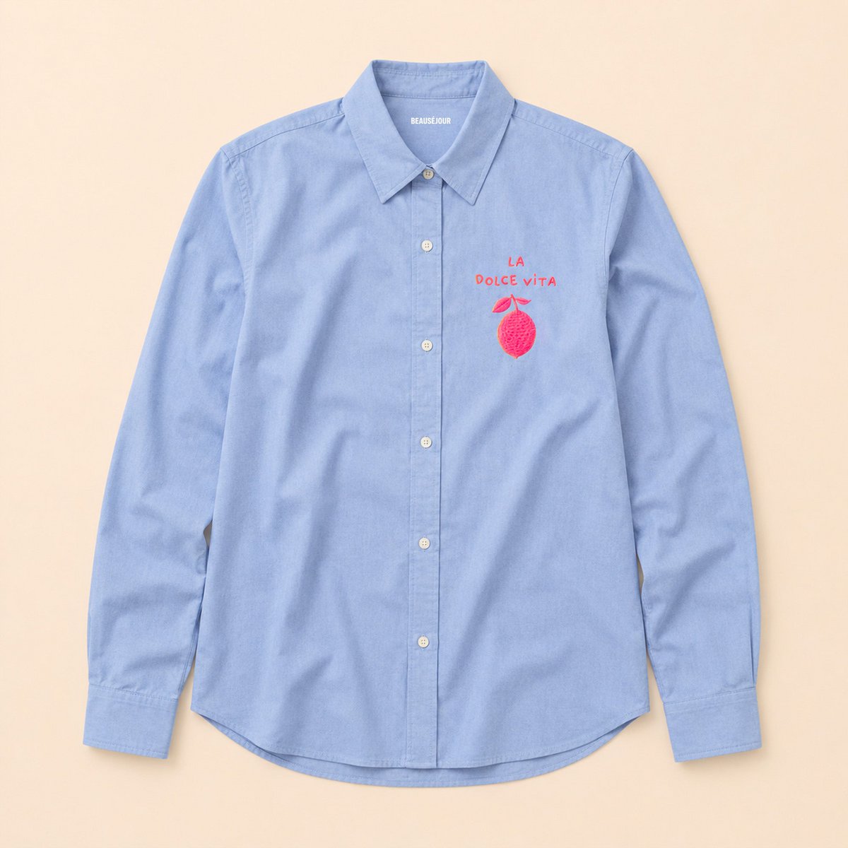 Chemise Oxford Dolce vita citroenroos