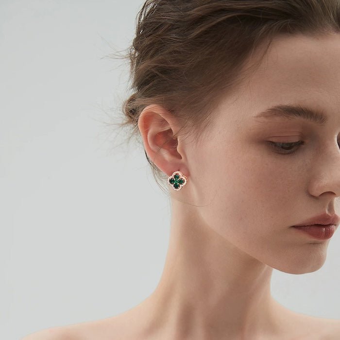 Turning Clover-sieradenset – Lucky Four Leaf-ontwerp