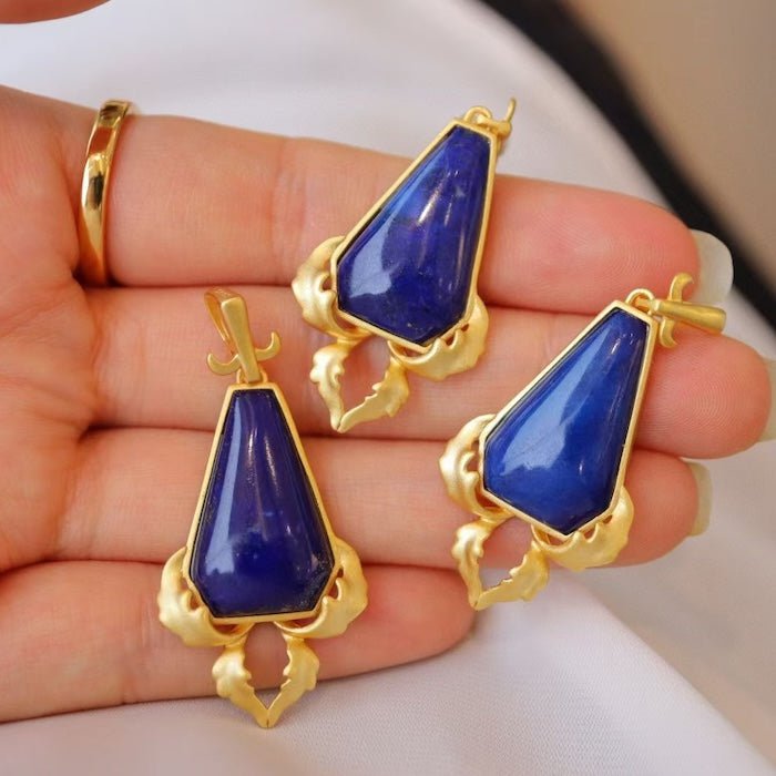 Koninklijk wapen Lapis Lazuli hanger ketting