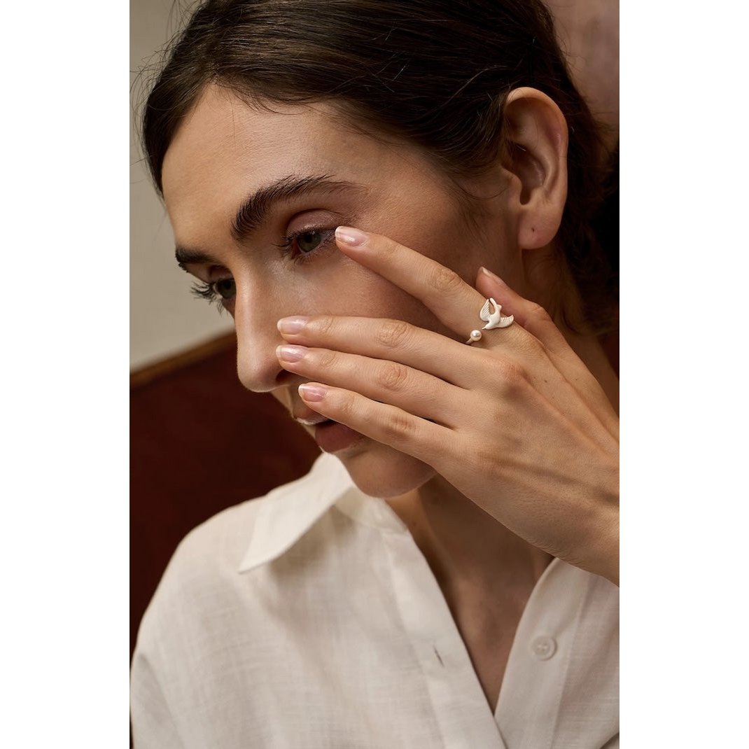 Sterling Silver Heaven Bird Ring