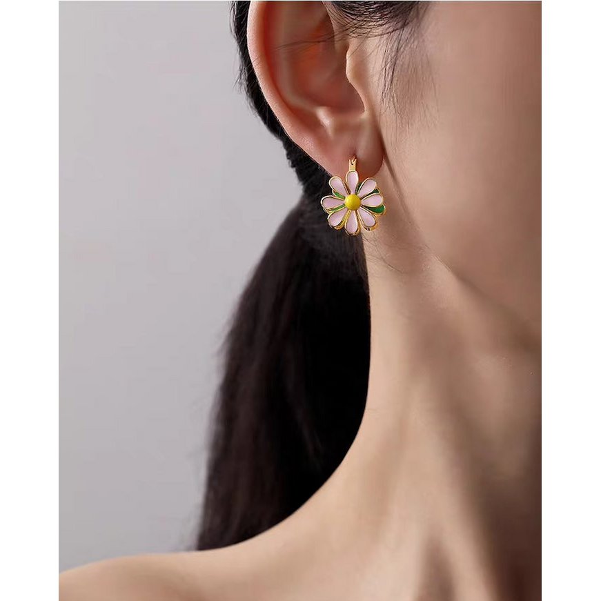 Tweeling Daisy Bloom oorbellen