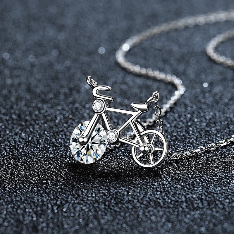 Moissanite fietsketting