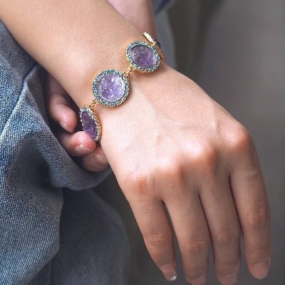 Hemelse Cameo kristal armband