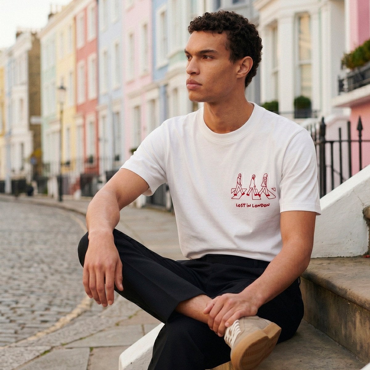 T-shirt Verloren in Londen Femme