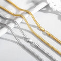 Unisex vossenstaartketting - 2,5 mm breed