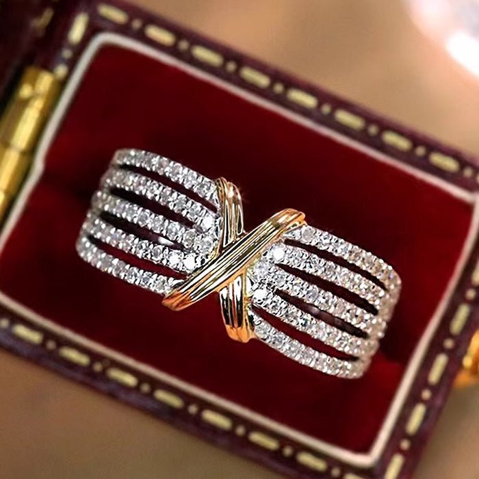 Luxe Cross Line eeuwigheidsring