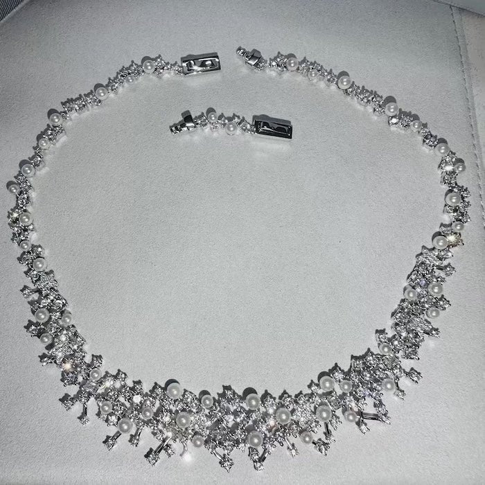 Starlight parel bruids sieraden set