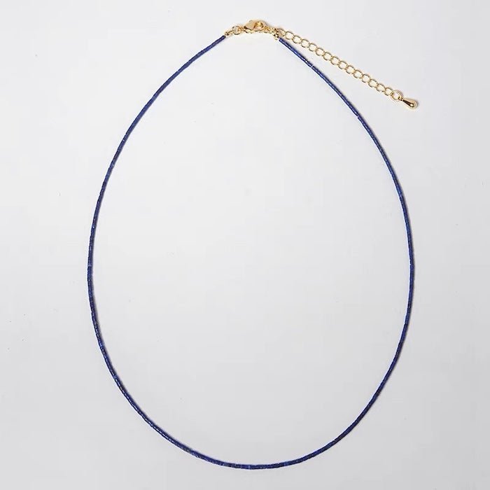 Ultraslanke Lapis Lazuli ketting