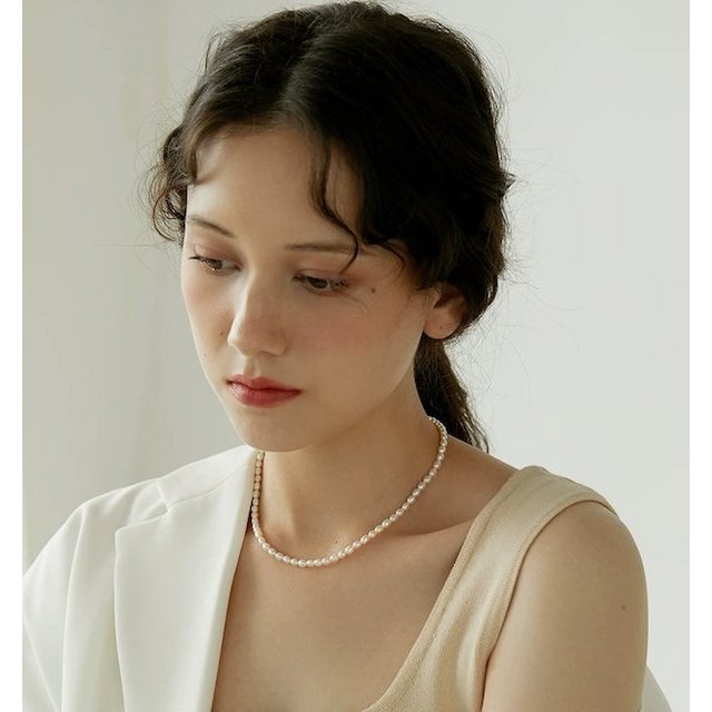 Tijdloze parel Toggle ketting