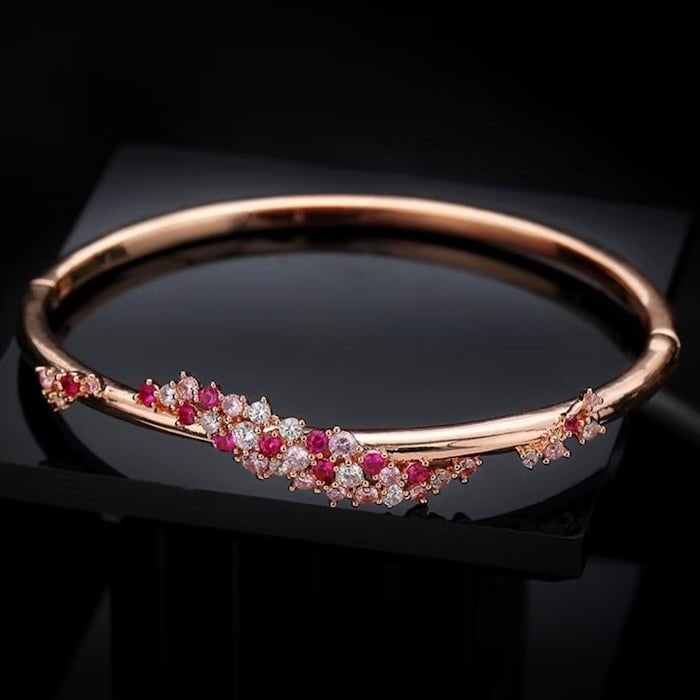 Perzikbloesem Sparkle Bangle