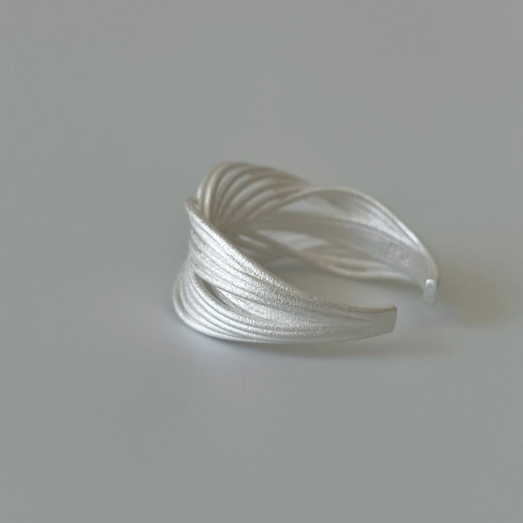 Verweven Sterling zilveren ring