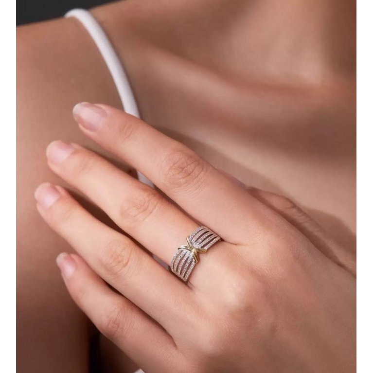 Luxe Cross Line eeuwigheidsring