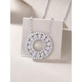 Baan Moissanite cirkel ketting