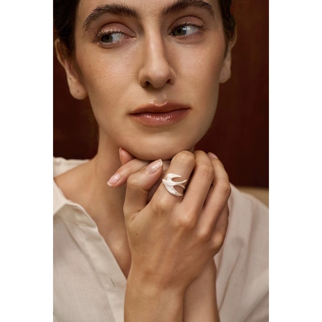 Sterling Silver Heaven Bird Ring