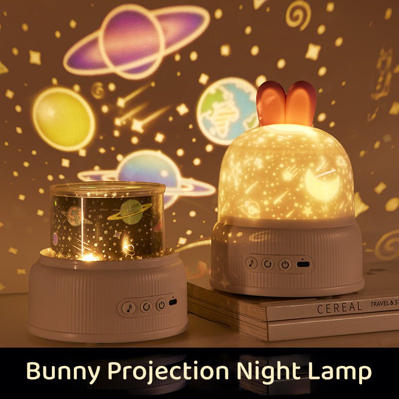 Bunny Galaxy projectie-nachtlamp