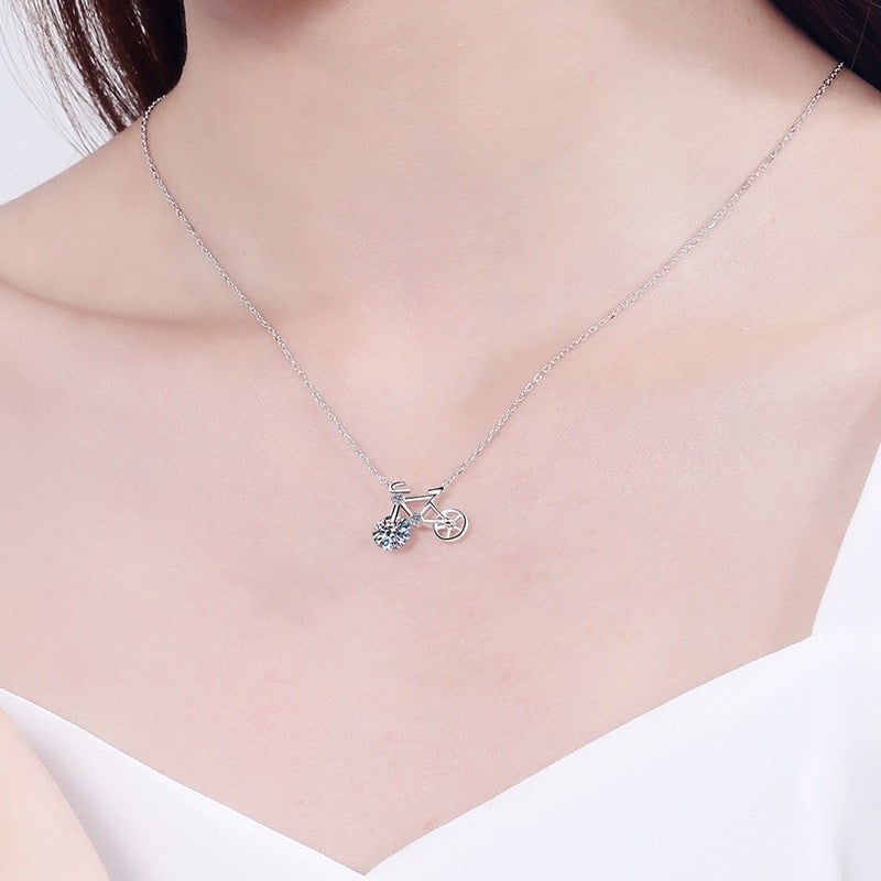 Moissanite fietsketting